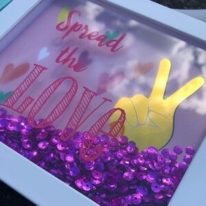 “spread The Love” Kid’s Motivational Decor Sign